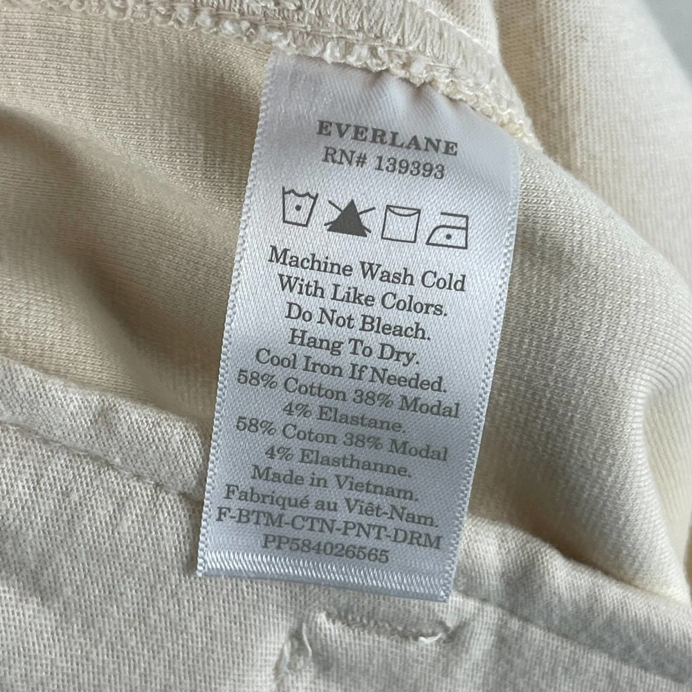 Everlane Cream Women's Pants Sz S NWOT - Picture 12 of 12